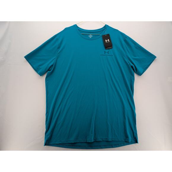 NWT Under Armour Men's UA Vanish Energy Short Sleeve Tee in Water sz XL - Picture 2 of 5